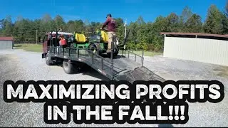 I MADE HOW MUCH IN THE FALL ? 2 MAN RUNnING MACHINE LAWN CARe. 