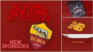 AS ROMA NEW HOME KIT 2021/22 || NEW SPONSOR || #asroma #roma #newkit