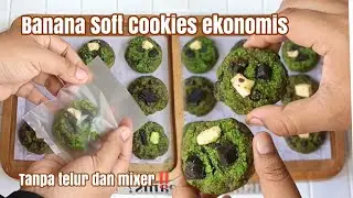 DARI PISANG BISA JADI SOFT COOKIES YANG NYOKLAT DAN ENAK BANGET‼️ #bakingtips #softcookies 