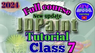 How to mirror desing in jdpaint 5 21 tutorial .for cnc router machine .class 7 #jdpaint