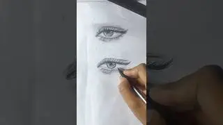 Easiest way to draw Eye #beginnerarttips #drawing #shorts