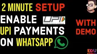 Latest Whatsapp UPI Payment Feature iOS Setup and DEMO | Enable and Transfer | 2 Minutes