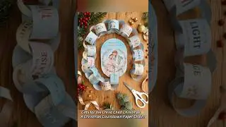 Christ Child Christmas Countdown Paper Chain (Printable🎁 | Easy DIY Advent Craft for Kids& Families🎄