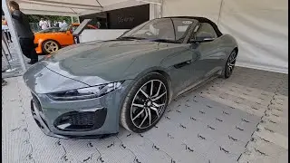 2021 Jaguar F-Type Heritage 60 LE R 575PS Convertible at Goodwood Festival of Speed 2021