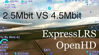 ExpressLRS OpenHD bitrate comparison