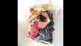 Silk Sari Ribbon Bundles now in store