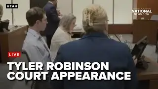 Alleged killer of Charlie Kirk appears in Utah court | Tyler Robinson hearing