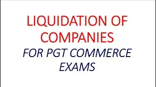 Liquidation of Company