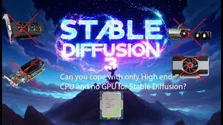 Stable Diffusion without GPU, how bad is it?