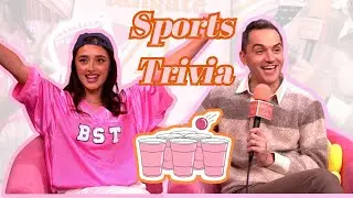 Sports Trivia Cup Pong Challenge w/ Baker Machado | Big Silly Talk Show