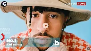Billboard Year-End Chart Top 10 Artists 2022 featuring Bad Bunny, Taylor Swift, CKay, Harry Styles..