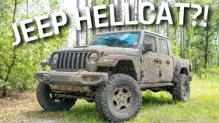 Jeep Gladiator Hellcat Offroad! Richloam WMA Offroad Vlog
