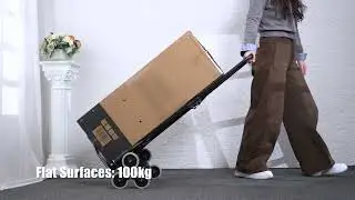 Advwin Folding Stair Climbing Trolley 6 Wheels