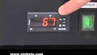 Setting the Dixell Control on a Polar Refrigeration Unit.