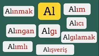 “Almak” and Its Turkish Word Family Explained! #easyturkish #practiceturkish  Basic Turkish