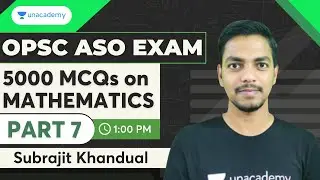 ASO 5000 Selected and Important Questions for Secretariat ASO | OPSC | Subrajit Sir | Unacademy OPSC
