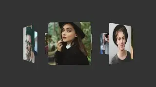 3D Rotating Image Slider Using HTML & CSS