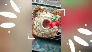 Time lapse crochet | bread 🍞 cherry 🍒| scrunchies| #crochet #scrunchies #timelapse  