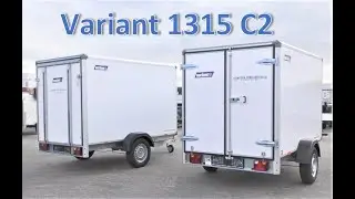 VARIANT 1315 C2 - lukket / cargotrailer, med b&aring;de - rampe eller d&oslash;re