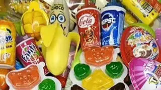 satisfying video ASMR gems lollipop jelly candy 🍭🍢🍫🍡🍬🍭🍢🍫🍡