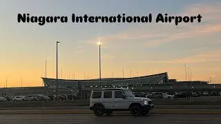 Buffalo Niagara International Airport Drop-Off | 4K Street View 