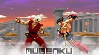 Vyn Ken vs Byakko Jin Kazama. Tekken vs Street Fighter MUGEN Multiverse
