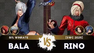 KOF XV🎞️BALA KOF (Angel/K'/Iori) vs RINO (Whip/Leona/Ash) 🎞️Replay Match - 08/25