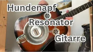 Hundenapf Resonator Gitarre Dog Bowl diy