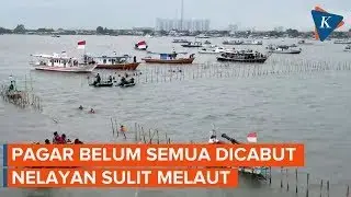 Pagar Laut Tangerang Belum Tuntas Dicabut, Nelayan Desa Kohod Kesulitan Melaut