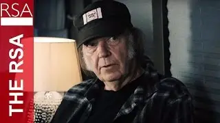 Musician & Activist Neil Young with the RSA's Matthew Taylor
