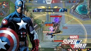 Best hero in marvel Captain America/Marvel super war