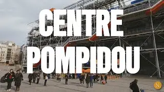 CENTRE POMPIDOU in Paris France | Renzo Piano and Richard Rogers I 4K