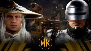 Mortal Kombat 11 - Christopher Lambert Raiden Vs Robocop (Very Hard)