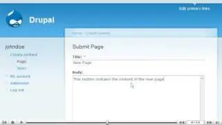 How to manage pages in Drupal | Tutorial