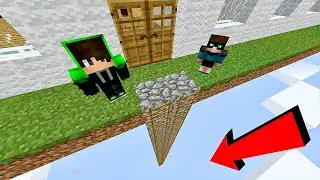 G&Ouml;KY&Uuml;Z&Uuml;NDE GİZLİ OKUL BULDUK! (D&uuml;nyanın En G&uuml;zel Okulu) - Minecraft