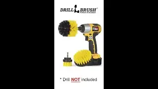 Drill Brush Scrubber Kit - Cleaning Must Have!!