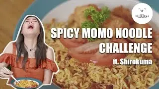 SPICY MOMO NOODLE Challenge || Spesial bulan Maret di Shirokuma!