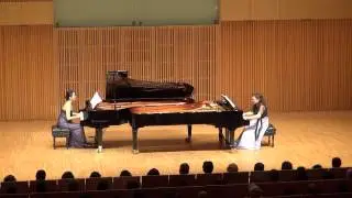 モーツァルト 2台のピアノのためのソナタ 二長調　K.448 第1楽章、Mozart Sonata for two pianos in D major K.448 1st movement