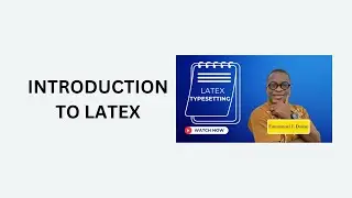 1. Введение в LaTeX