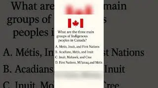 🌿 What Are Canada&rsquo;s Three Indigenous Groups? | Test Your Knowledge #discovercanada #canadian