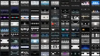 350 HDRI Reflection Lights Environment For After Effects, HDRI Lights, Reflection Environment