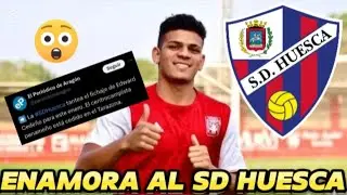 EL  SD HUESCA DE  LA SEGUNDA DE ESPA&Ntilde;A SE *ENAMORA* DE EDWARD CEDE&Ntilde;O