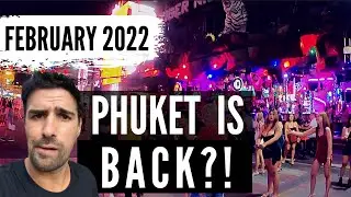 HOW IS PATONG BEACH AND BANGLA ROAD AT NIGHT?  (February 2022) PHUKET, THAILAND.