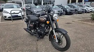 2025 ROYAL ENFIELD BULLET 350 - BLACK & GOLD - USED