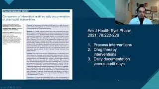 Pharmacy Informatics Journal Club 11: Pharmacist Interventions