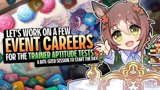 Let's 📊CAREER & CHAT☕ for a bit in UMAMUSUME!! A few chill runs for the 📋TRAINER APTITUDE TESTS📝?!