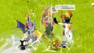 Superhero emote (glitch loop) in Dofus mmorpg