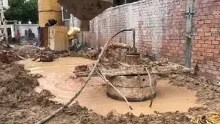 Air Lifting Test for Borehole