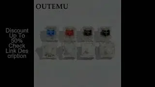 OUTEMU GTMX Low Profile Switch Black Red Blue Brown 3Pin Super Thin For Mechanical Keyboard Hot swap