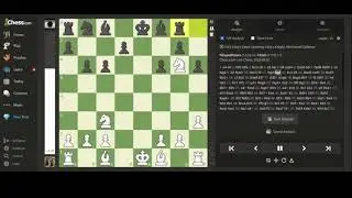 Chess Live Game Play Analysis - Game #1